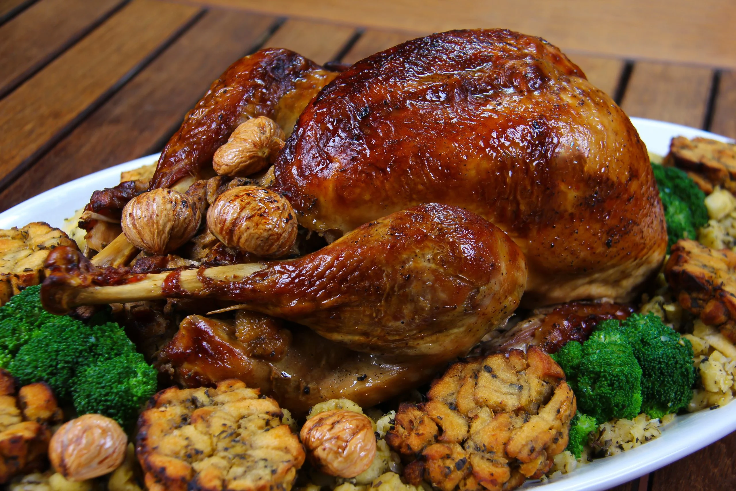 Perfect Chestnut Stuffed Roast Turkey