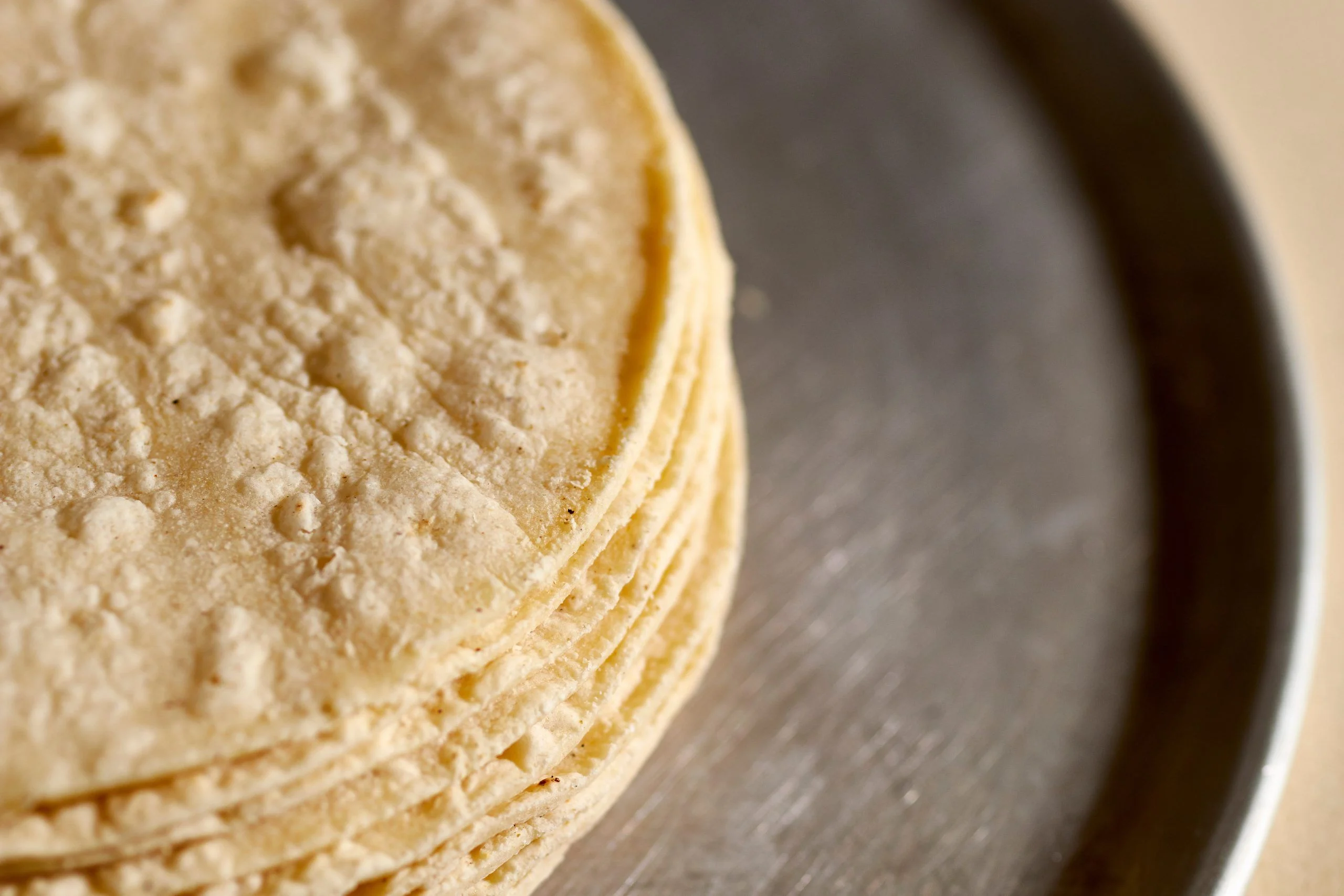 Grilled Corn Tortillas with Lime Avocado Spread